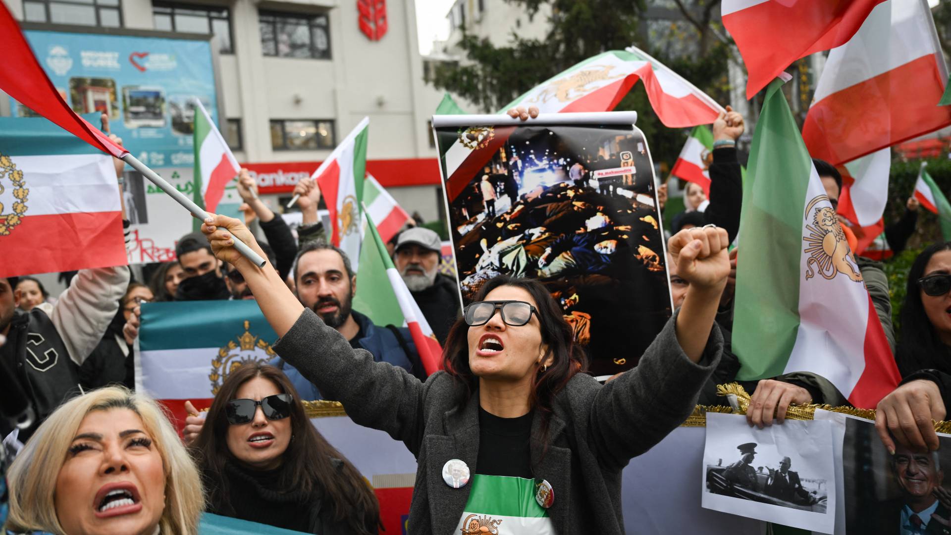 متظاهرين إيرانيين