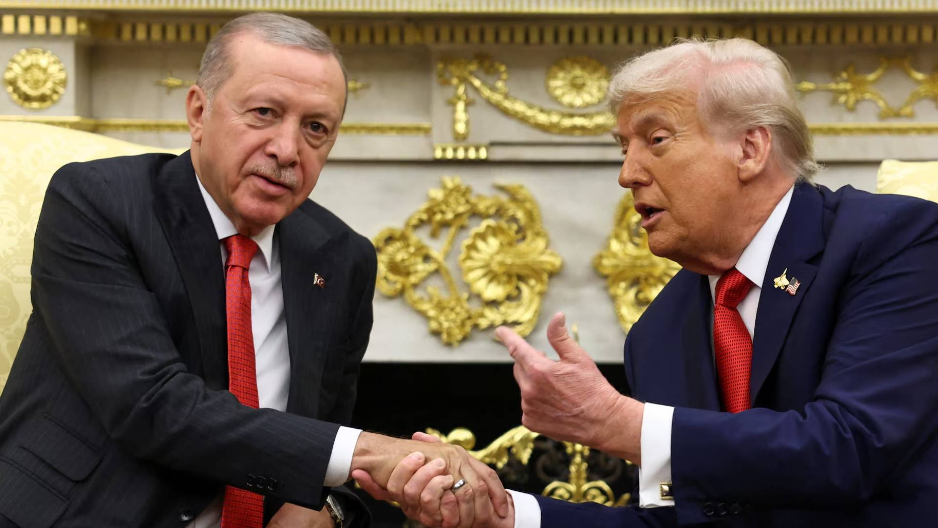 الرئيس التركي رجب طيب إردوغان و الرئيس الأمريكي دونالد ترمب