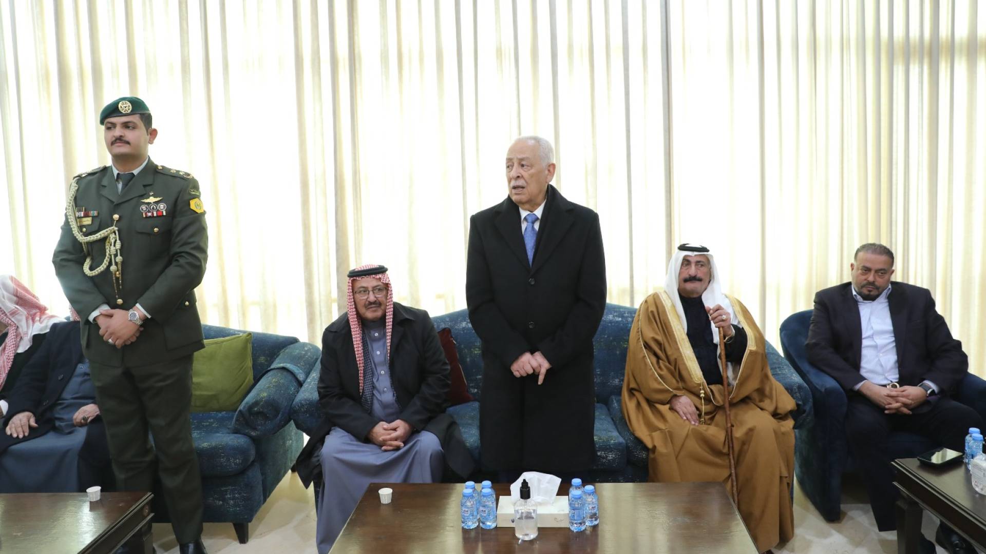 العيسوي يعزي عشائر القطارنة وزوغانه  وأبوحمور والطوال