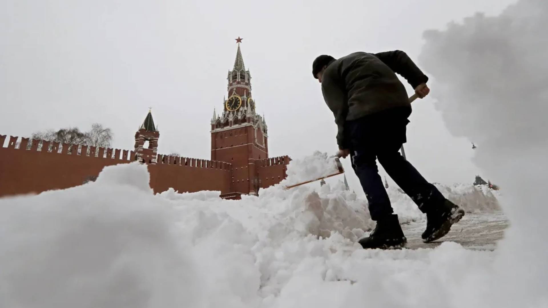 تراكم الثلوج في جزيرة "كامتشاتكا"