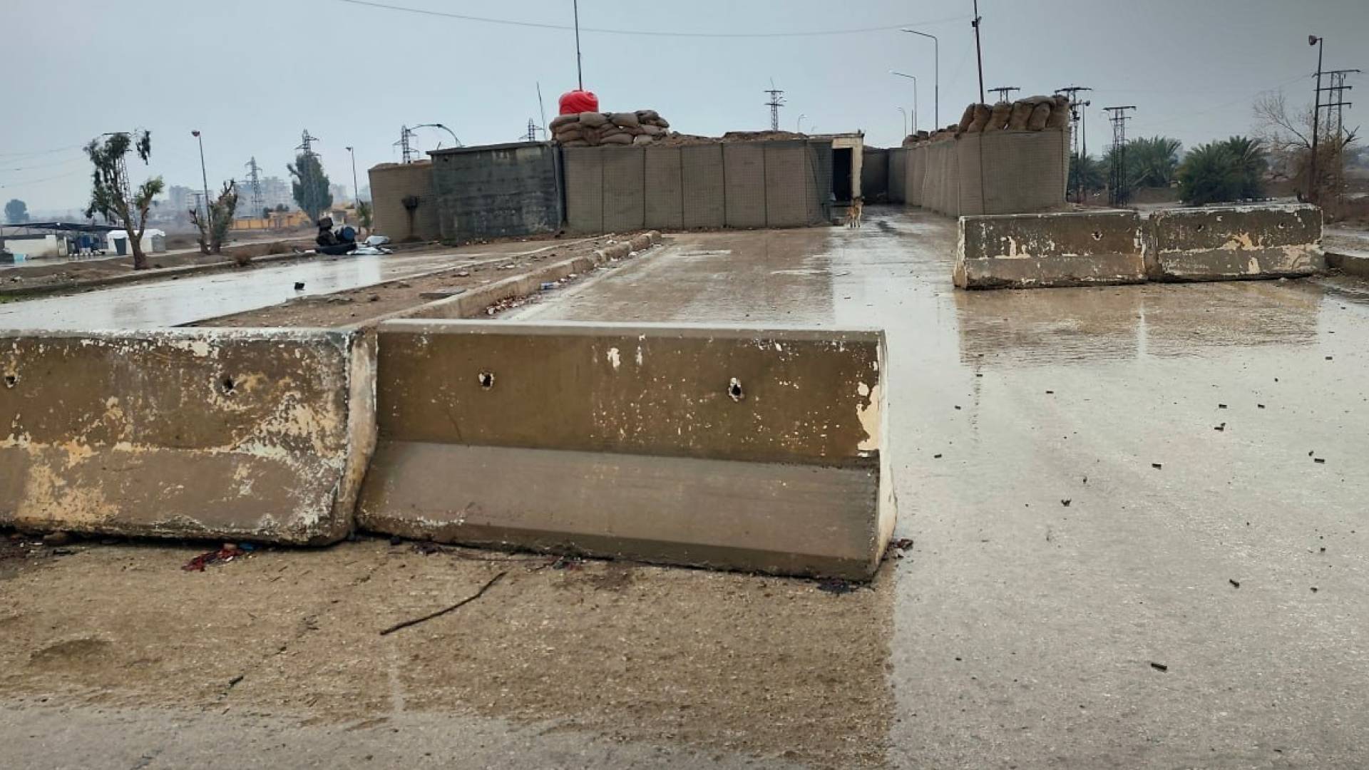 مجموعة من النقاط التي كان يتمركز بها عناصر تنظيم قسد