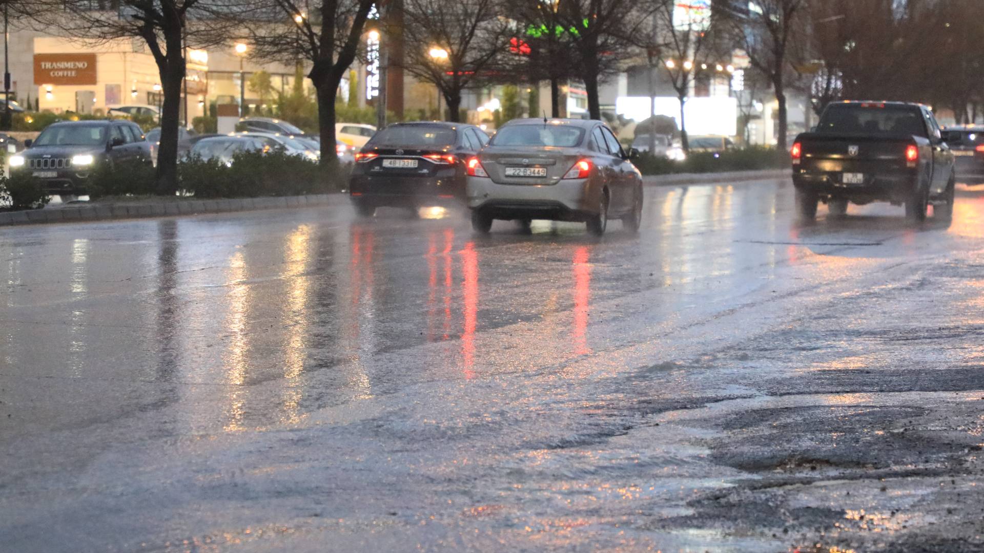 أمطار في العاصمة عمان