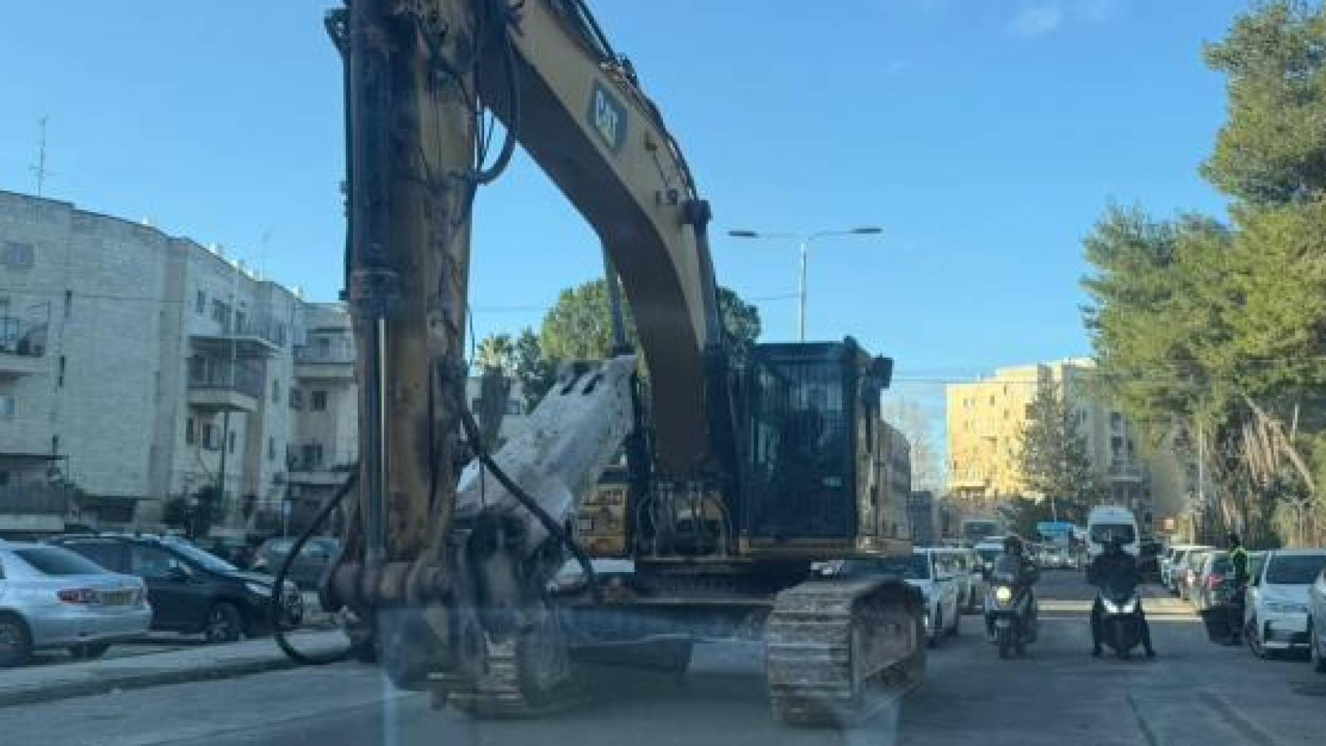 جرافة تابعة لجيش الاحتلال