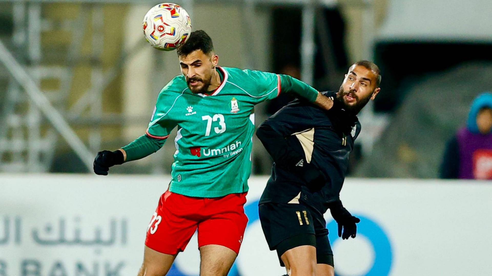 من مباراة الوحدات والبقعة