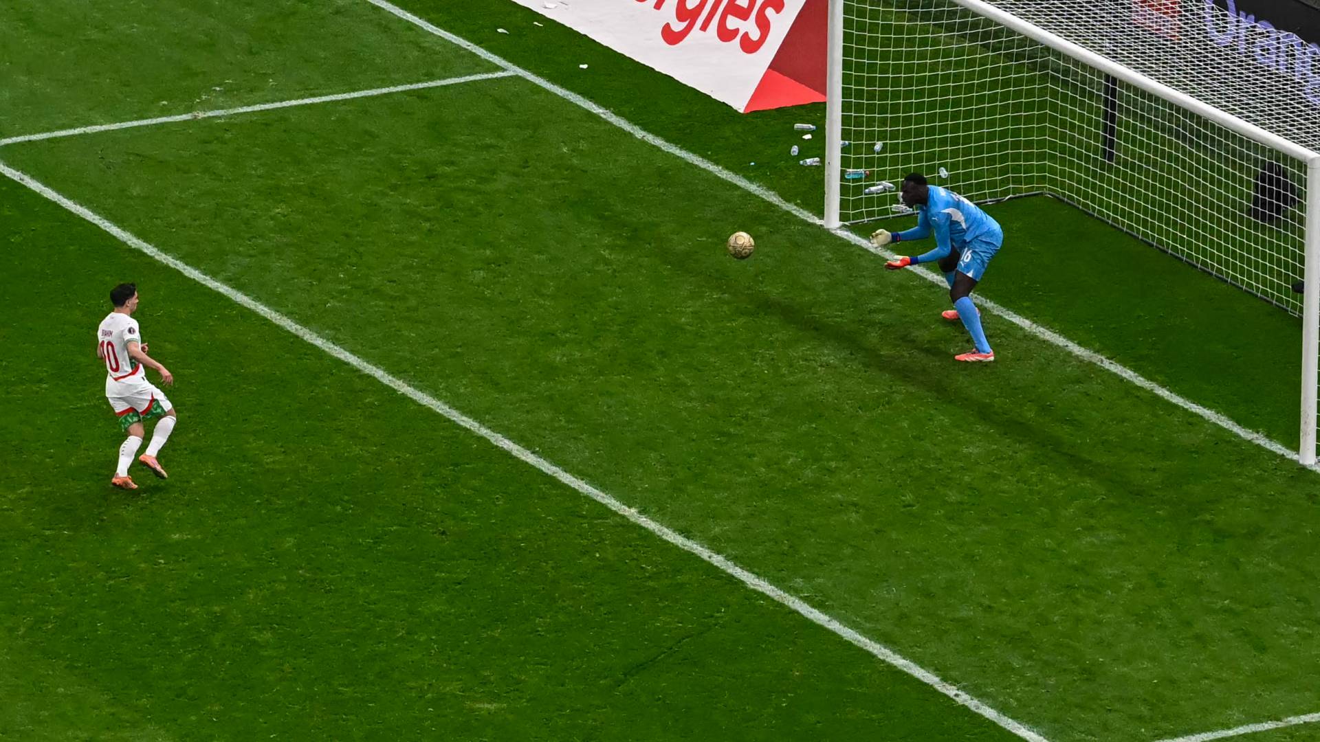 إبراهيم دياز ينفذ ركلة جزاء منتخب بلاده في النهائي