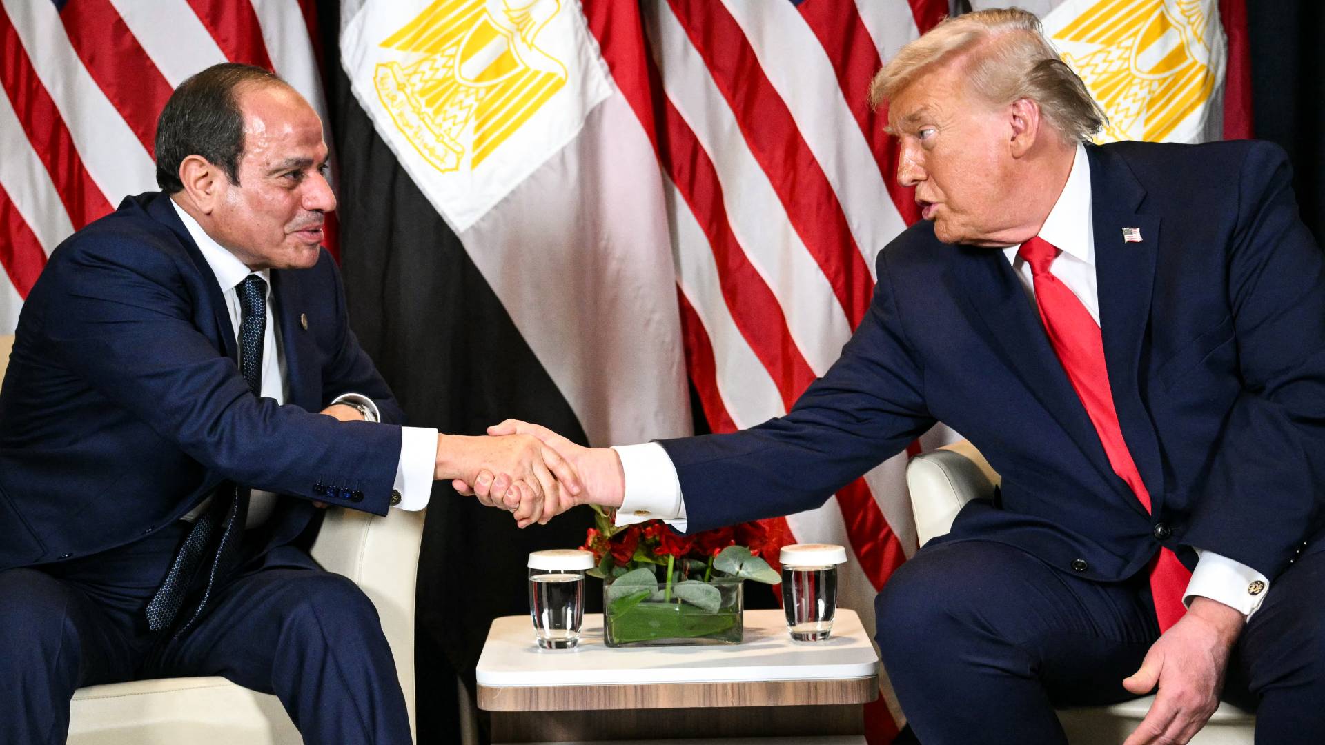 الرئيس الأمريكي دونالد ترمب و الرئيس المصري عبدالفتاح السيسي