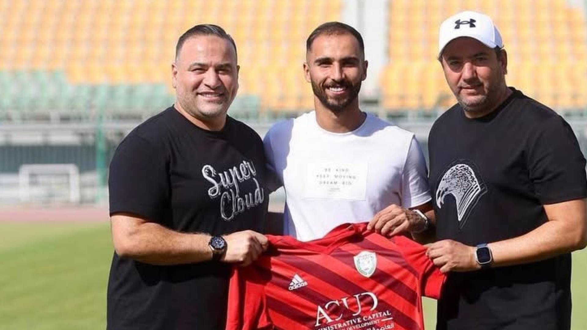 اللاعب غيث المدادحة في نادي طلائع الجيش المصري