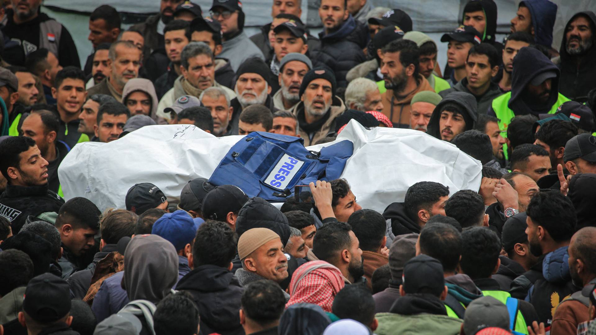 استشهاد احد الصحفيين في قطاع غزة