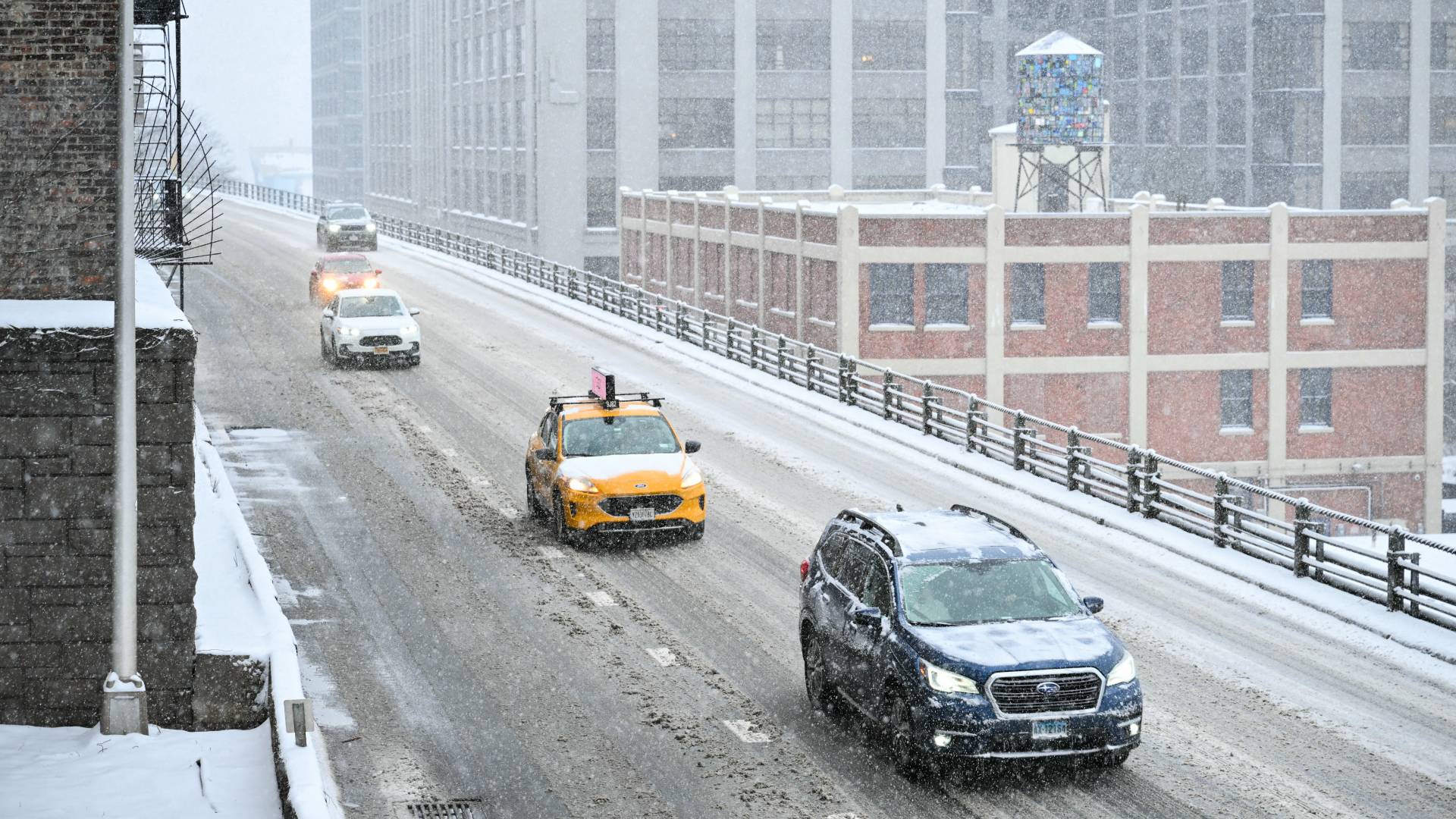 عاصفة ثلجية في أمريكا