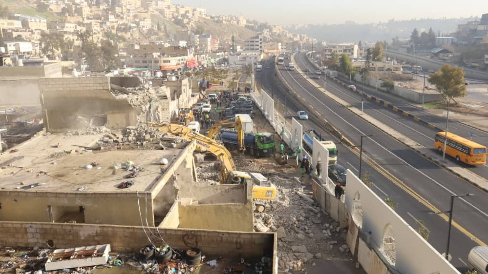 أمانة عمان تستكمل تنفيذ المرحلة الرابعة من مشروع تطوير منطقة المحطة