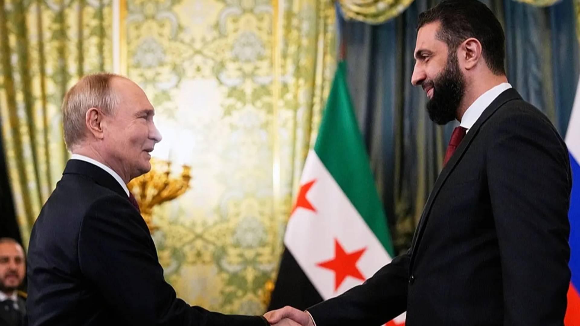 الرئيس السوري أحمد الشرع و الرئيس الروسي فلاديمير بوتين