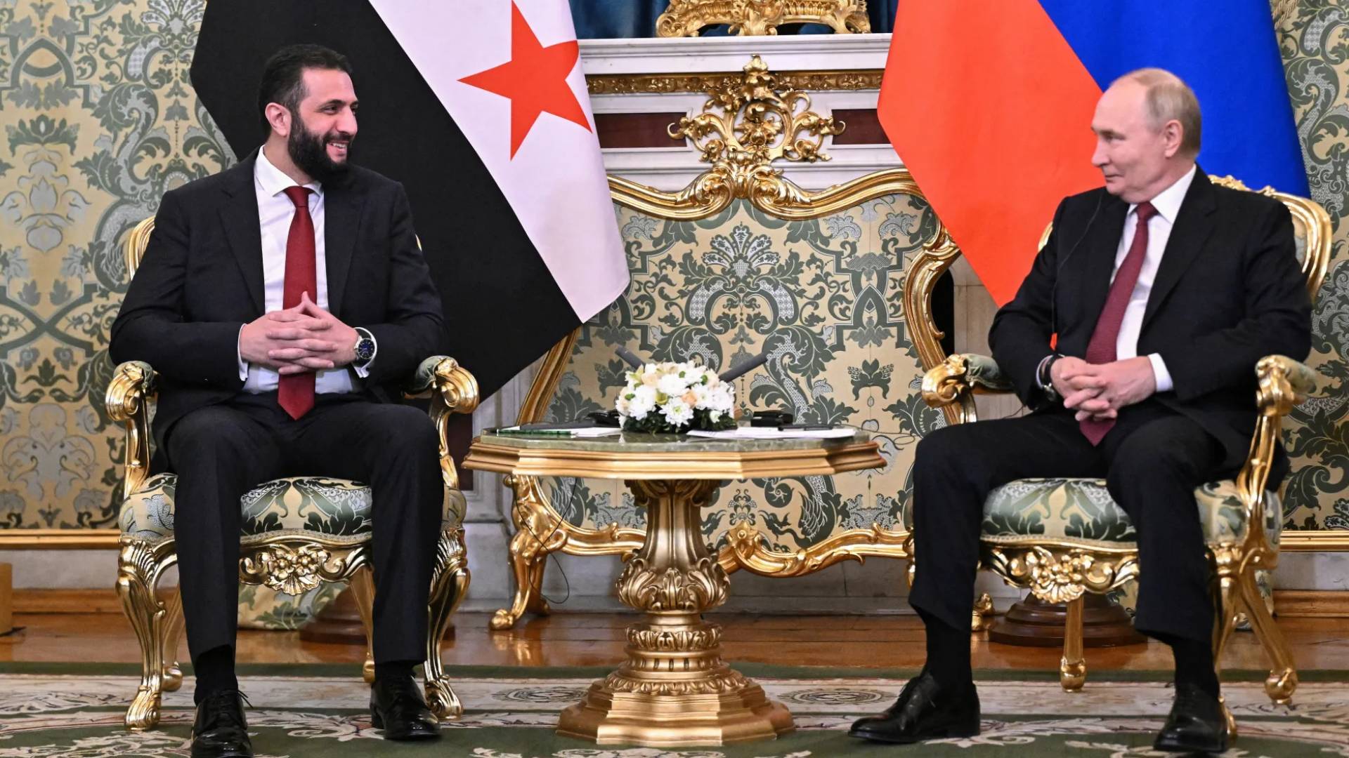 الرئيس السوري والرئيس الروسي