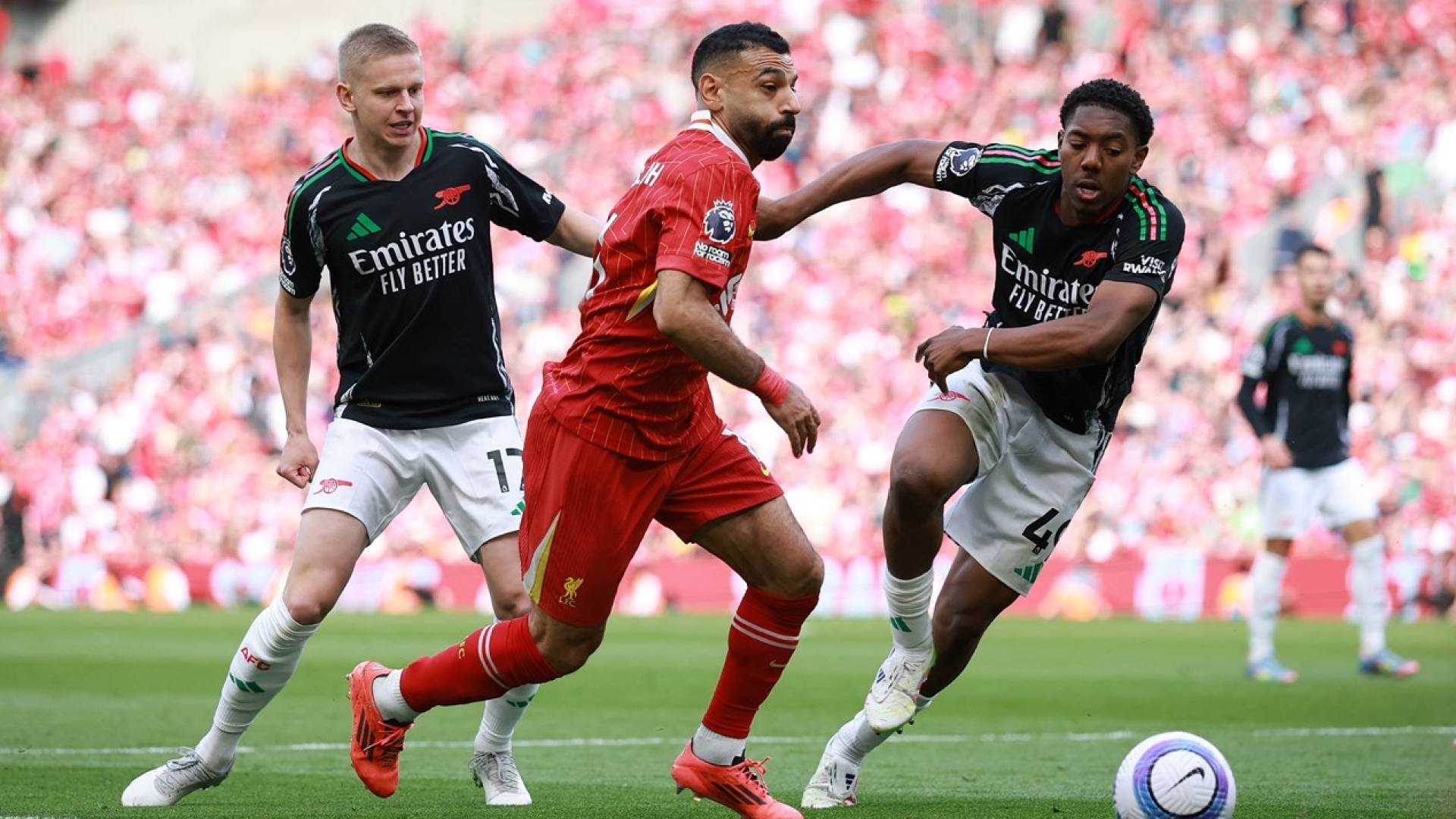 نجم ليفربول محمد صلاح من مباراة سابقة