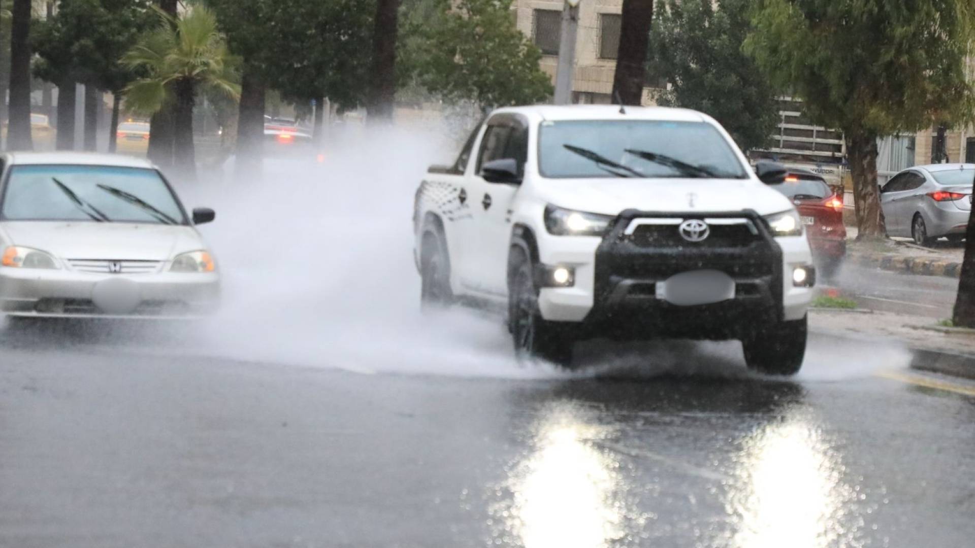 أمطار في العاصمة عمان