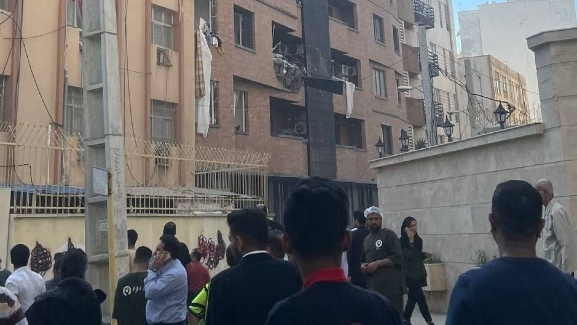 الانفجار في بندر عباس جنوب إيران