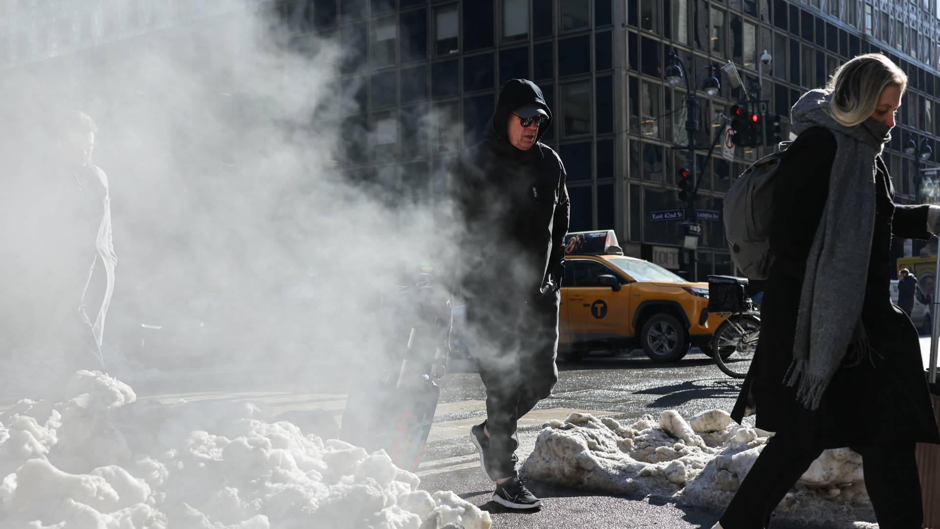 انخفاض درجات الحرارة في نيويورك