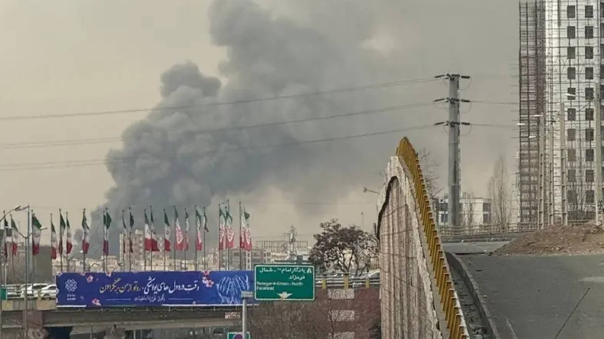 حريق متجر تجاري في إيران