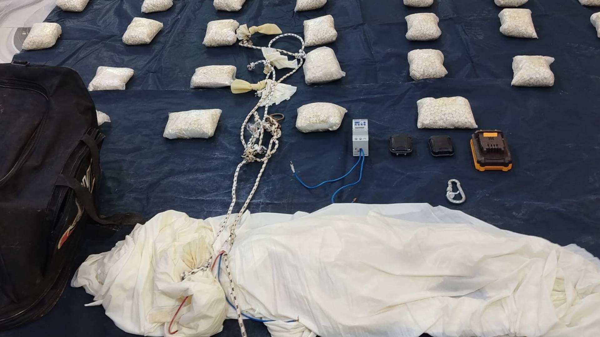 المواد المخدرة التي تم ضبطها