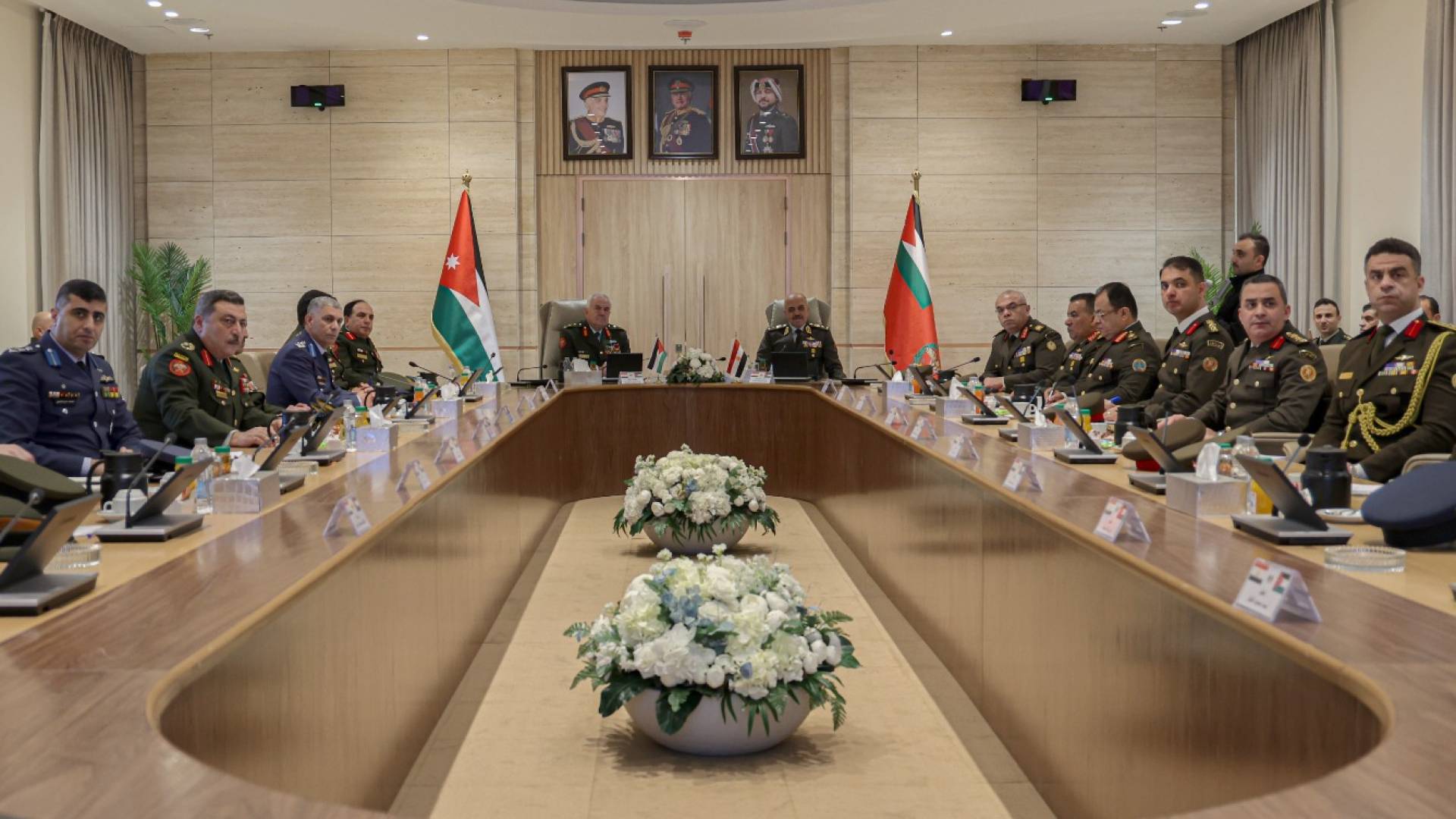 رئيس هيئة الأركان المشتركة يستقبل رئيس أركان حرب القوات المسلحة المصرية