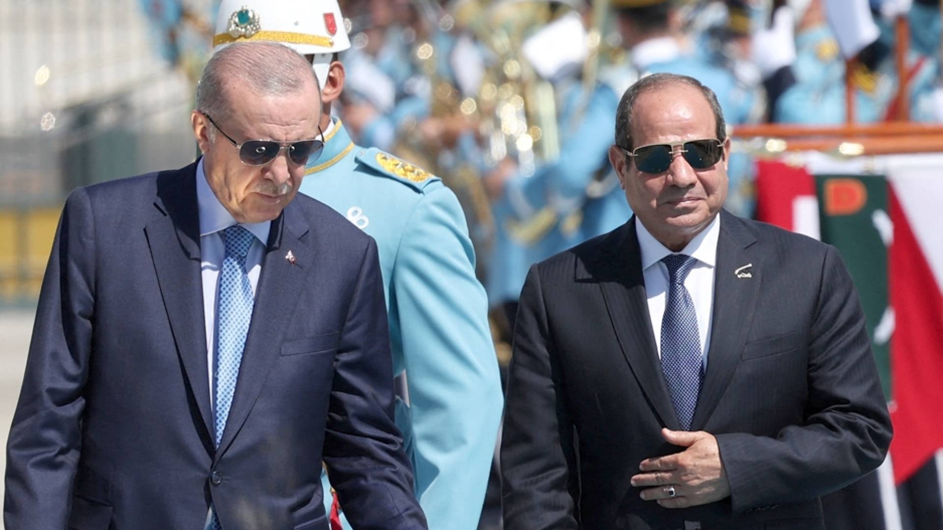 الرئيس المصري عبدالفتاح السيسي والرئيس التركي رجب طيب أردوغان