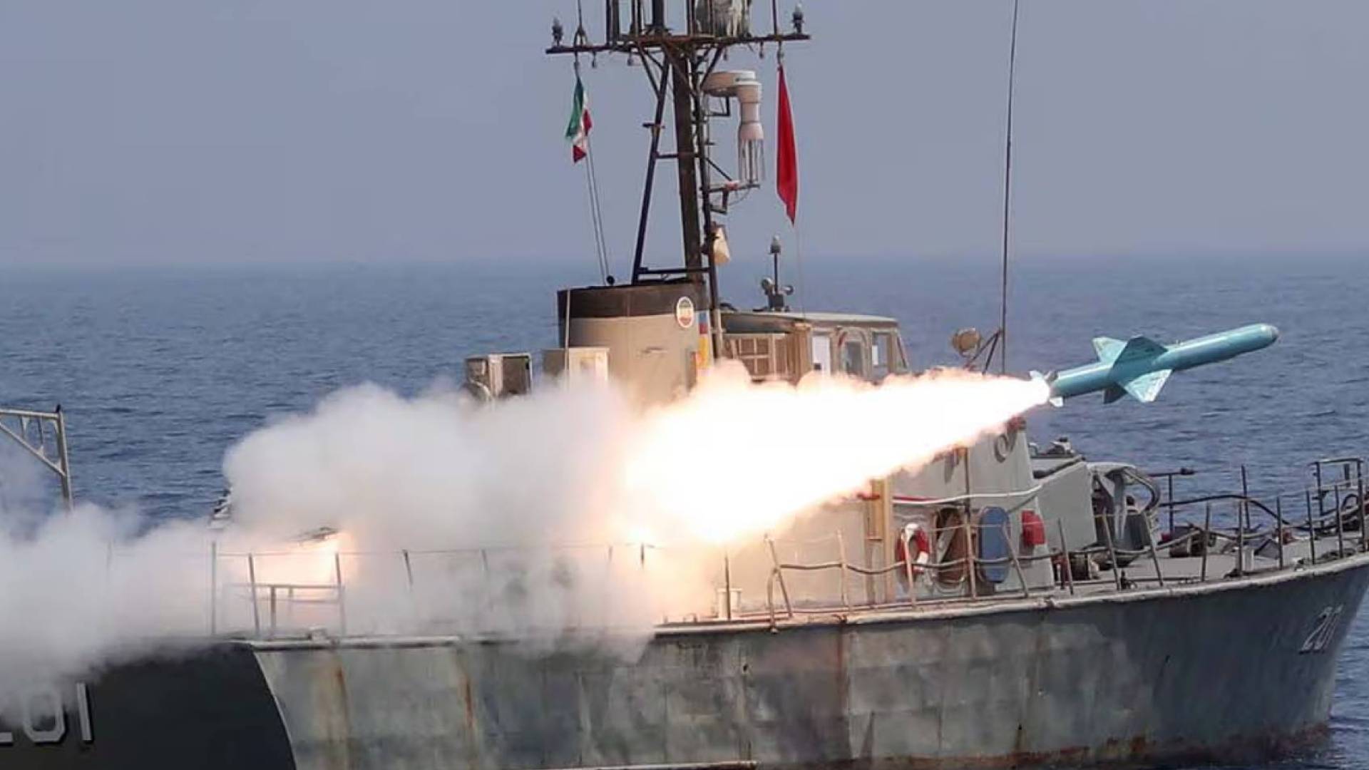 سفينة حربية تابعة للحرس الثوري الإيراني