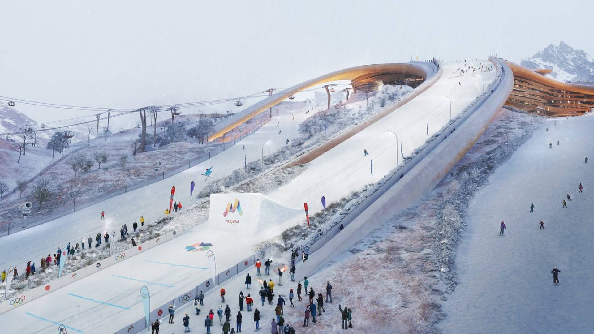 من الألعاب الشتوية