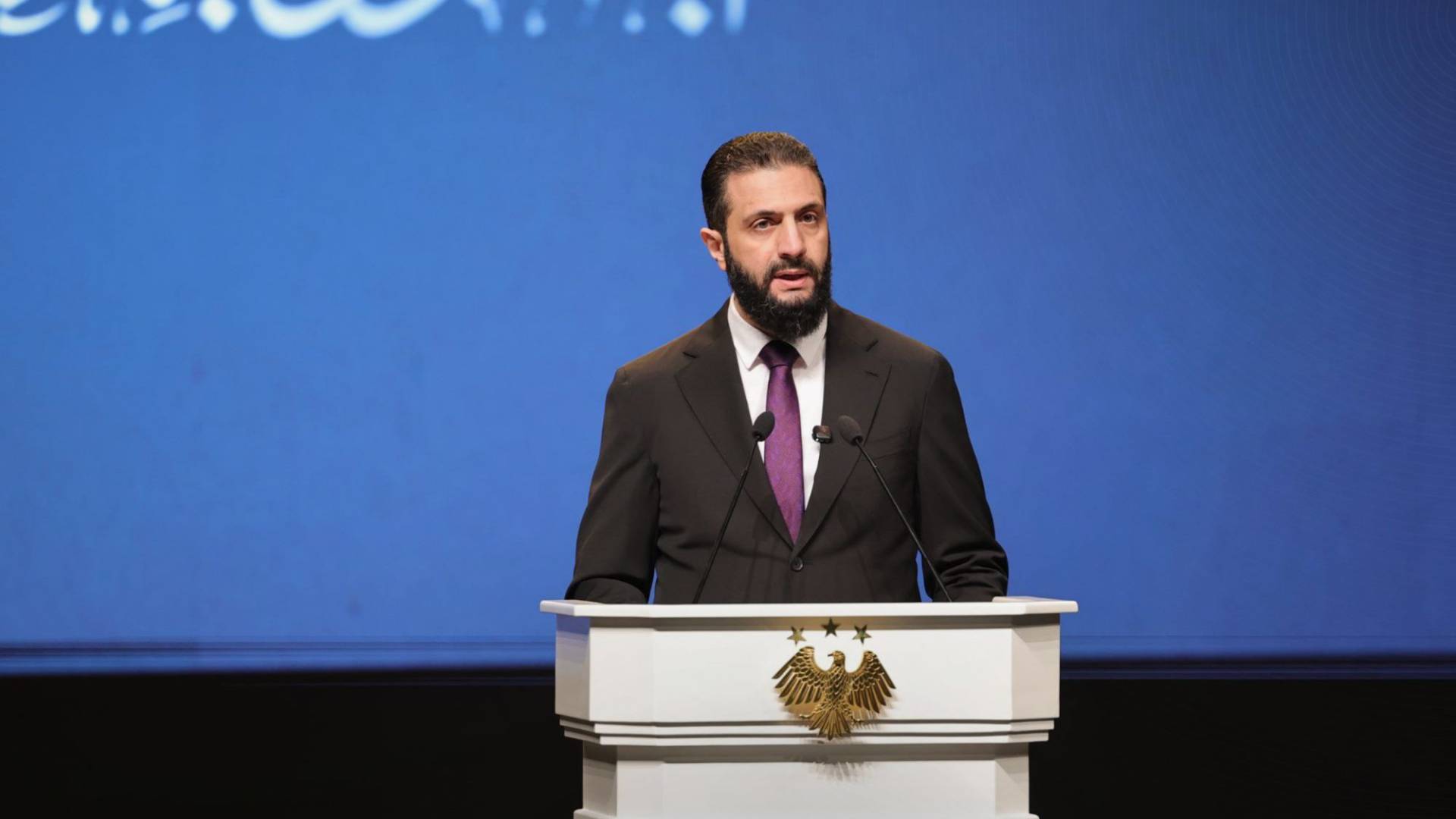 الرئيس السوري أحمد الشرع