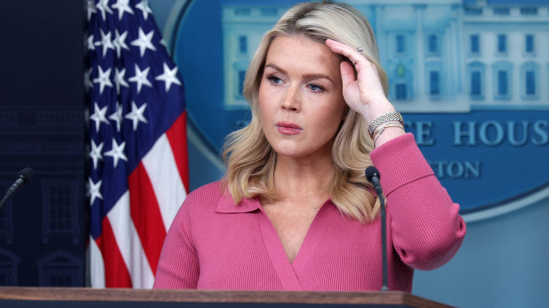 المتحدثة بأسم البيت الأبيض كارولين ليفيت