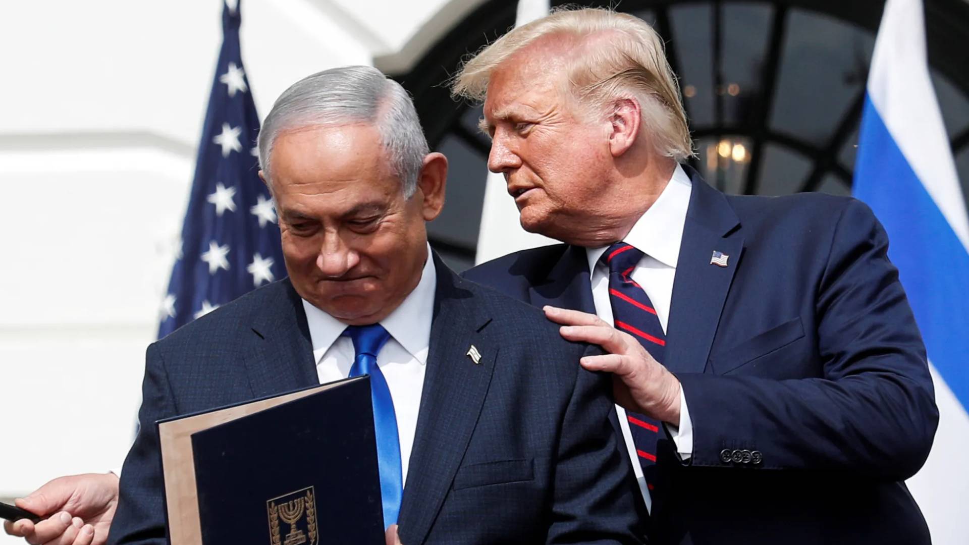 الرئيس الأمريكي دونالد ترمب و نتنياهو