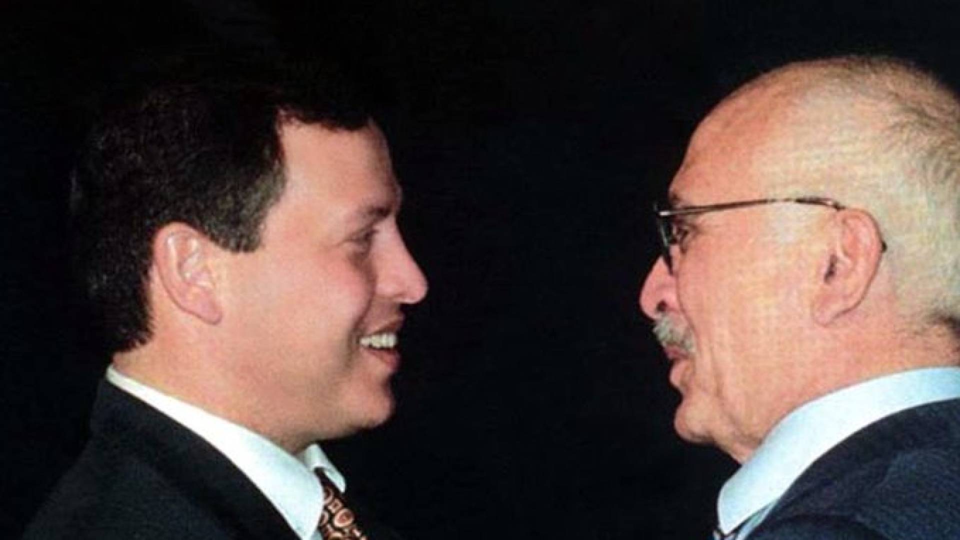 الملك الحسين بن طلال طيب الله ثراه و الملك عبدالله الثاني