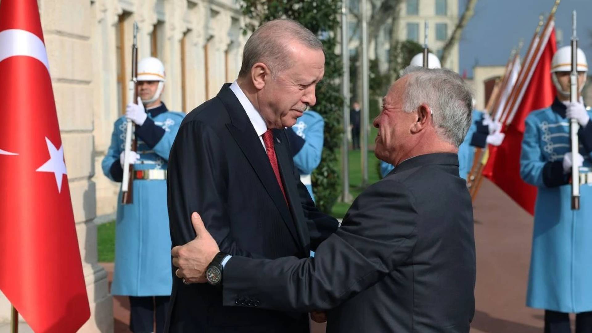 الرئيس التركي رجب طيب أردوغان وجلالة الملك عبد الله الثاني