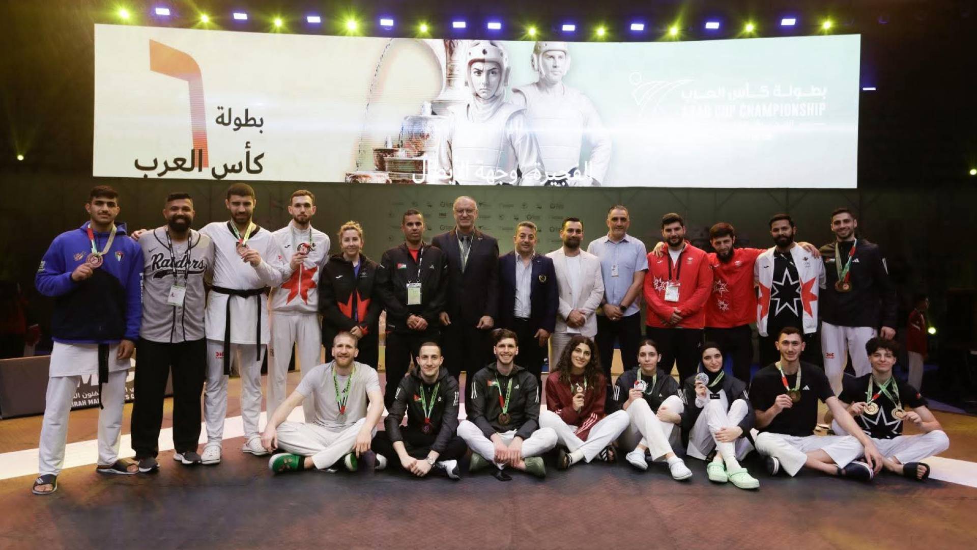 الفريق الأردني في بطولة التايكواندو