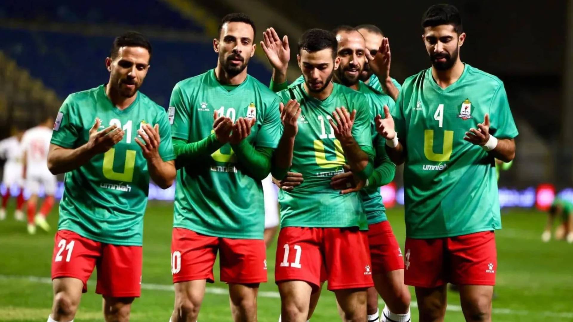 لاعبي نادي الوحدات