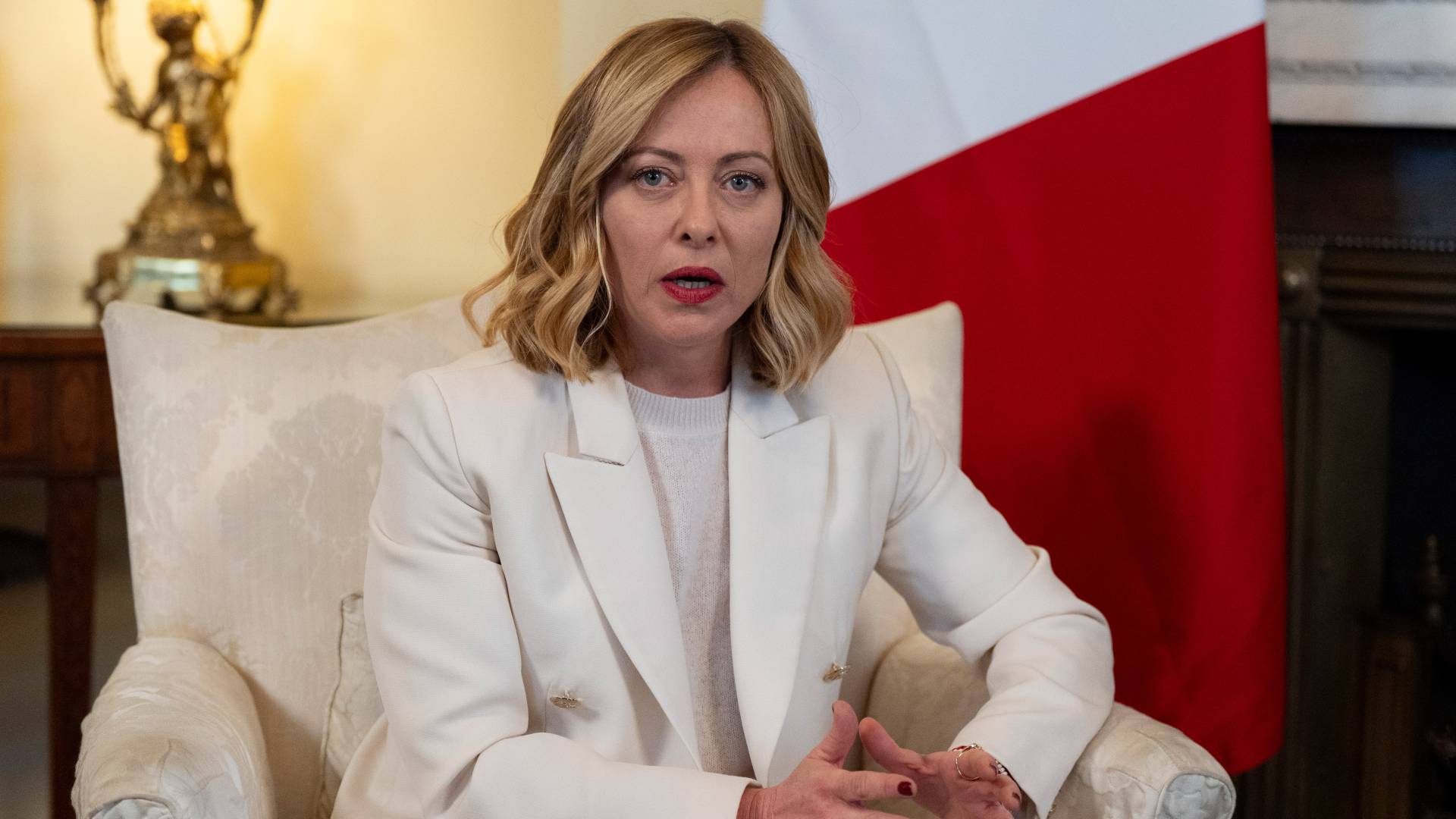 رئيسة الوزراء الإيطالية، جورجيا ميلوني