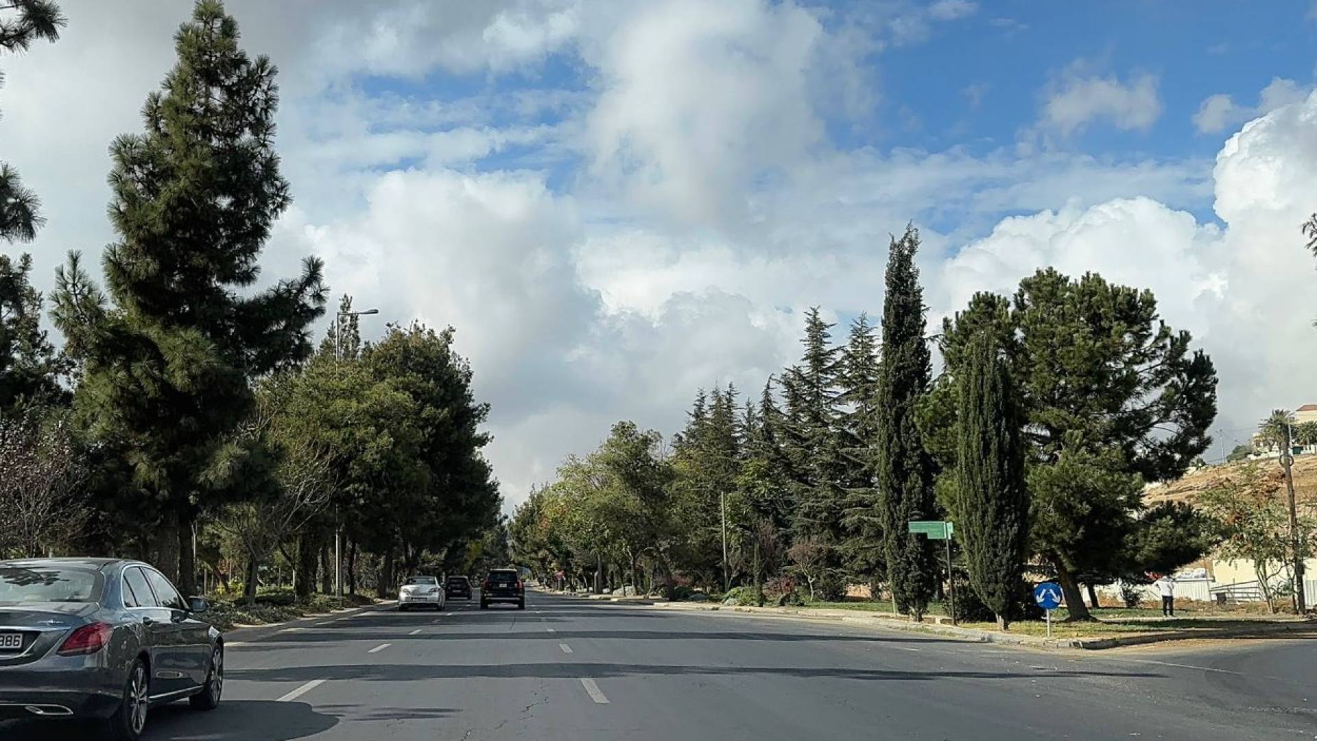 احدى شوارع العاصمة عمان