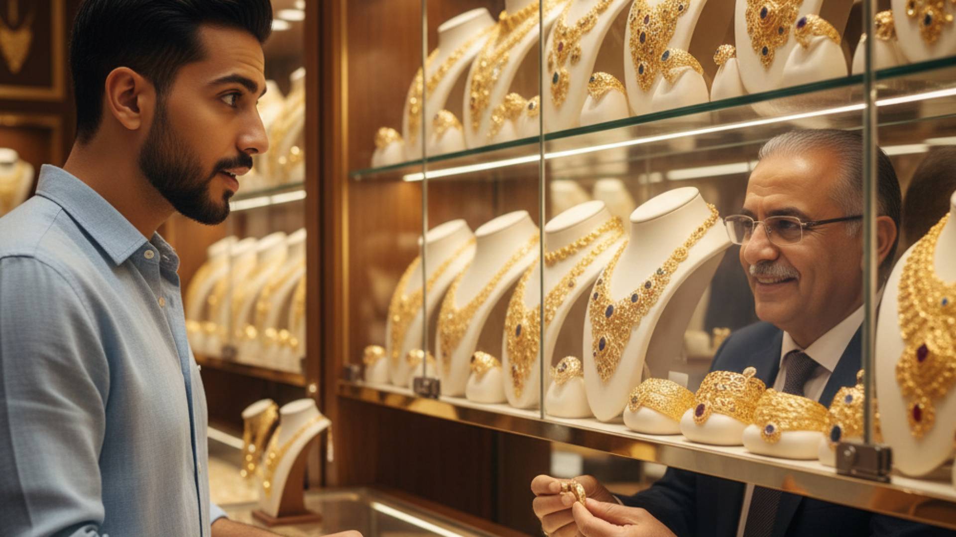 محال مجوهرات وذهب