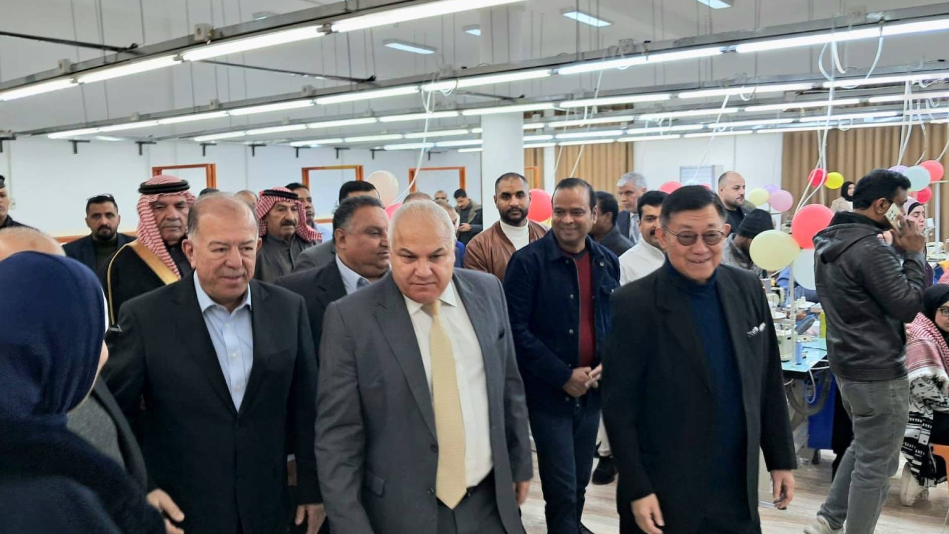 وزير العمل خالد البكار  في افتتاح مشروع