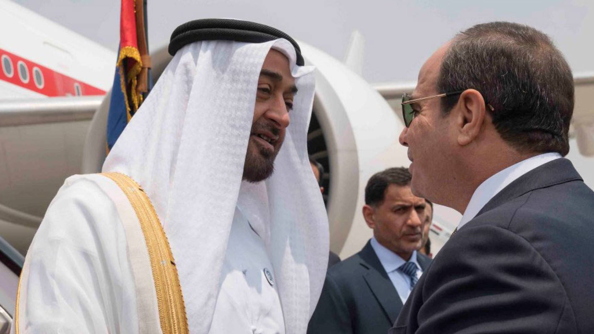 الرئيس الأماراتي الشيخ محمد بن زايد ال نهيان والرئيس المصري عبدالفتاح السيسي