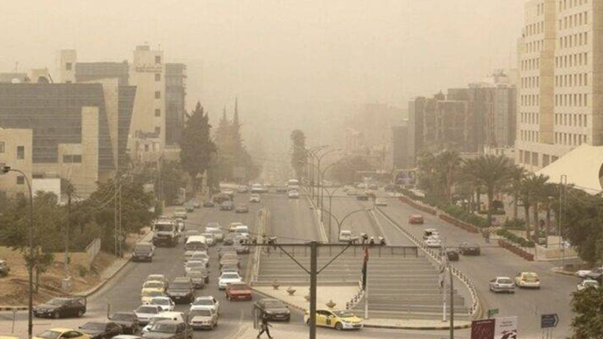 موجة غبار في الأردن