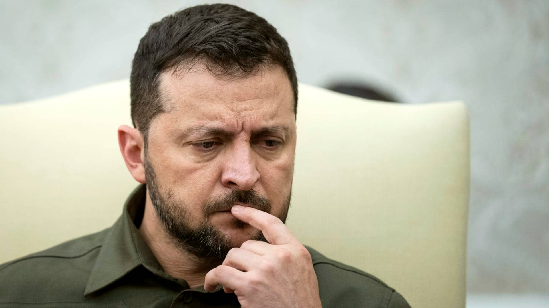 الرئيس الاوكراني فلاديمير زيلينسكي