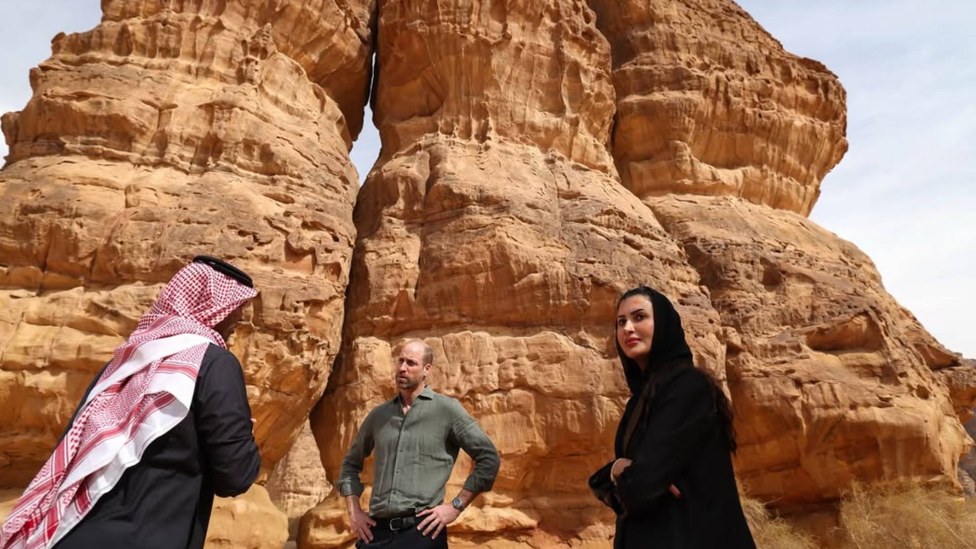 الأمير ويليام في المملكة العربية السعودية