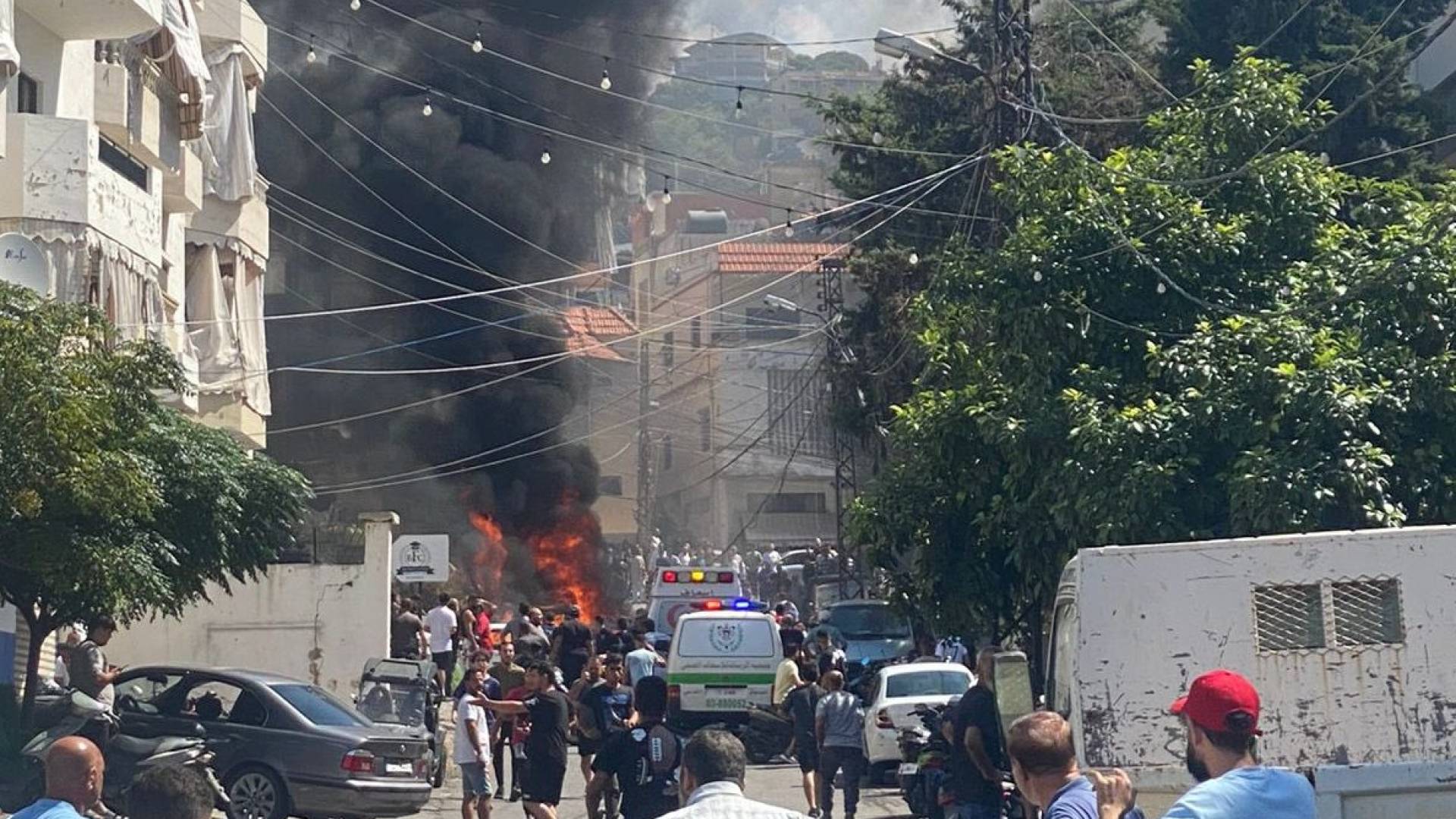 القصف على لبنان