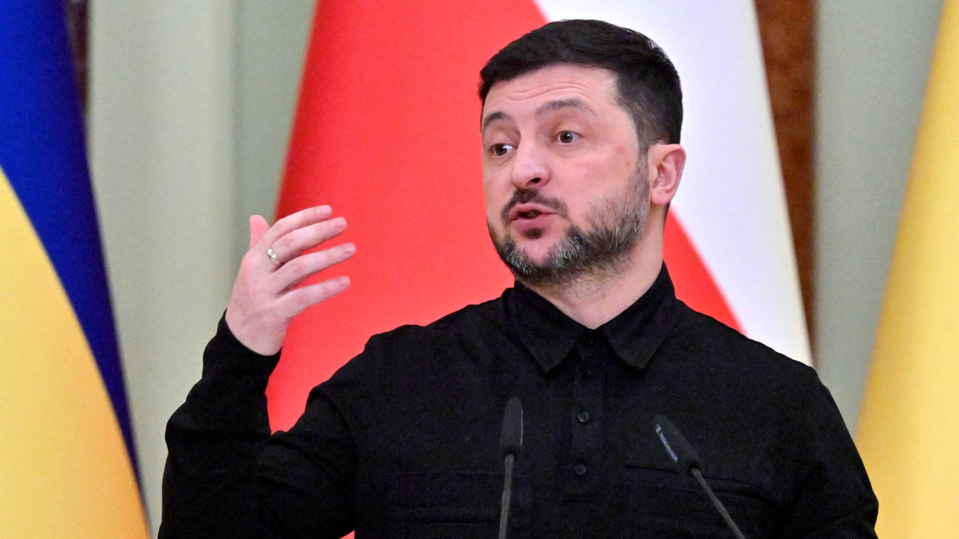 الرئيس الأوكراني فولوديمير زيلينسكي