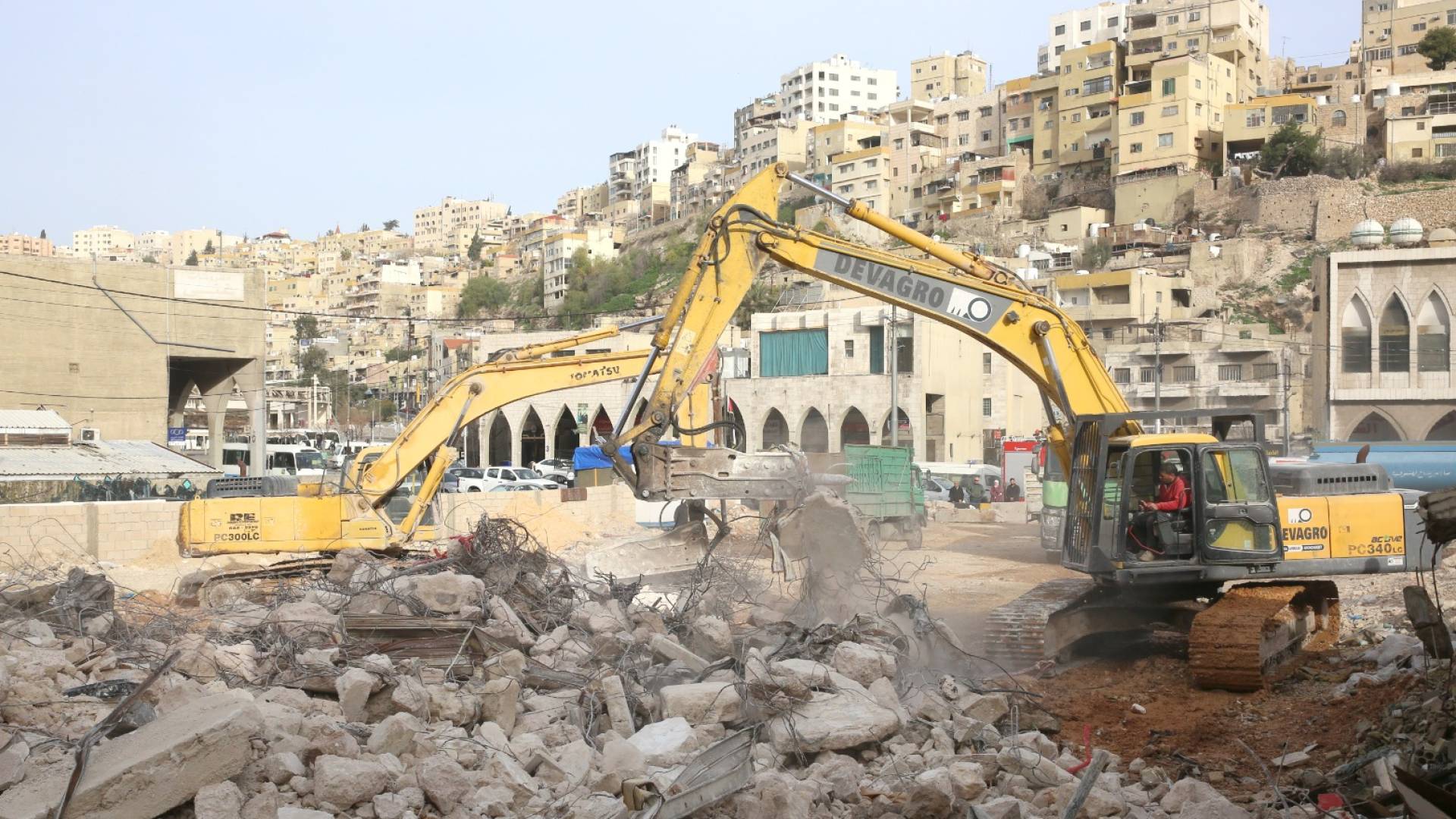 اعمال هدم لأمانة عمان