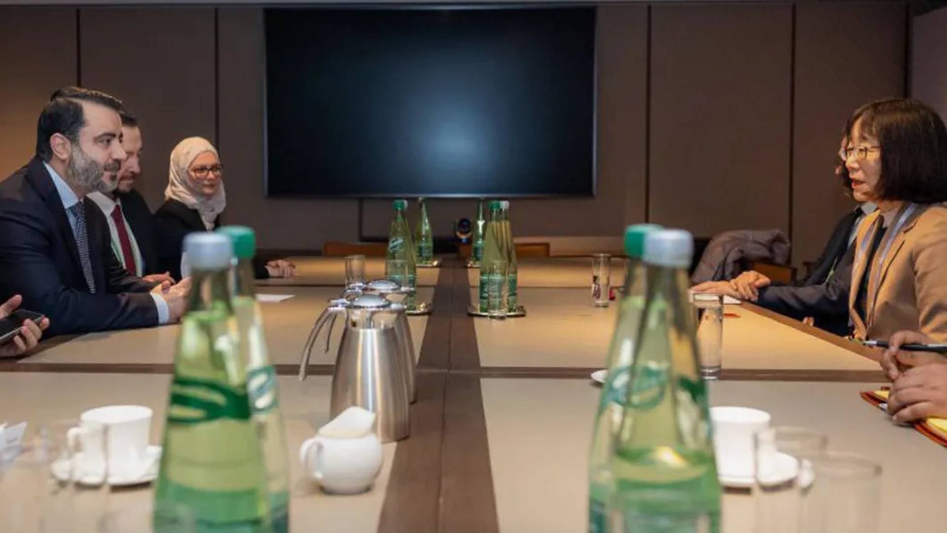 اجتماع الشيباني مع  رئيسة الجنائية الدولية على هامش قمة ميونيخ للأمن