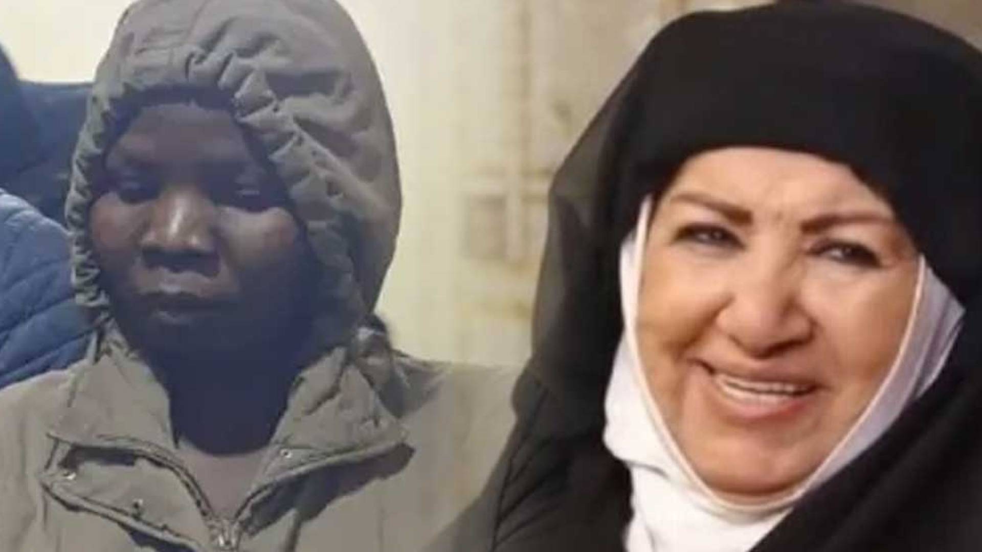 الفنانة هدى  الشعراوي وخادمتها