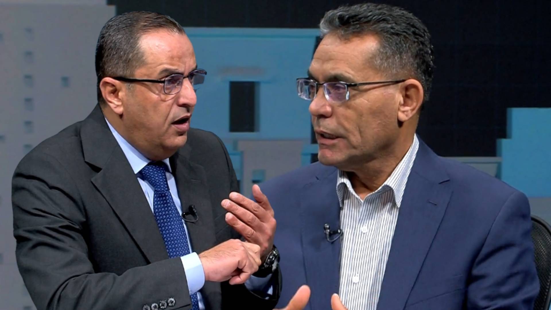 الخبير العسكري نضال ابو زيد والدكتور بدر الماضي