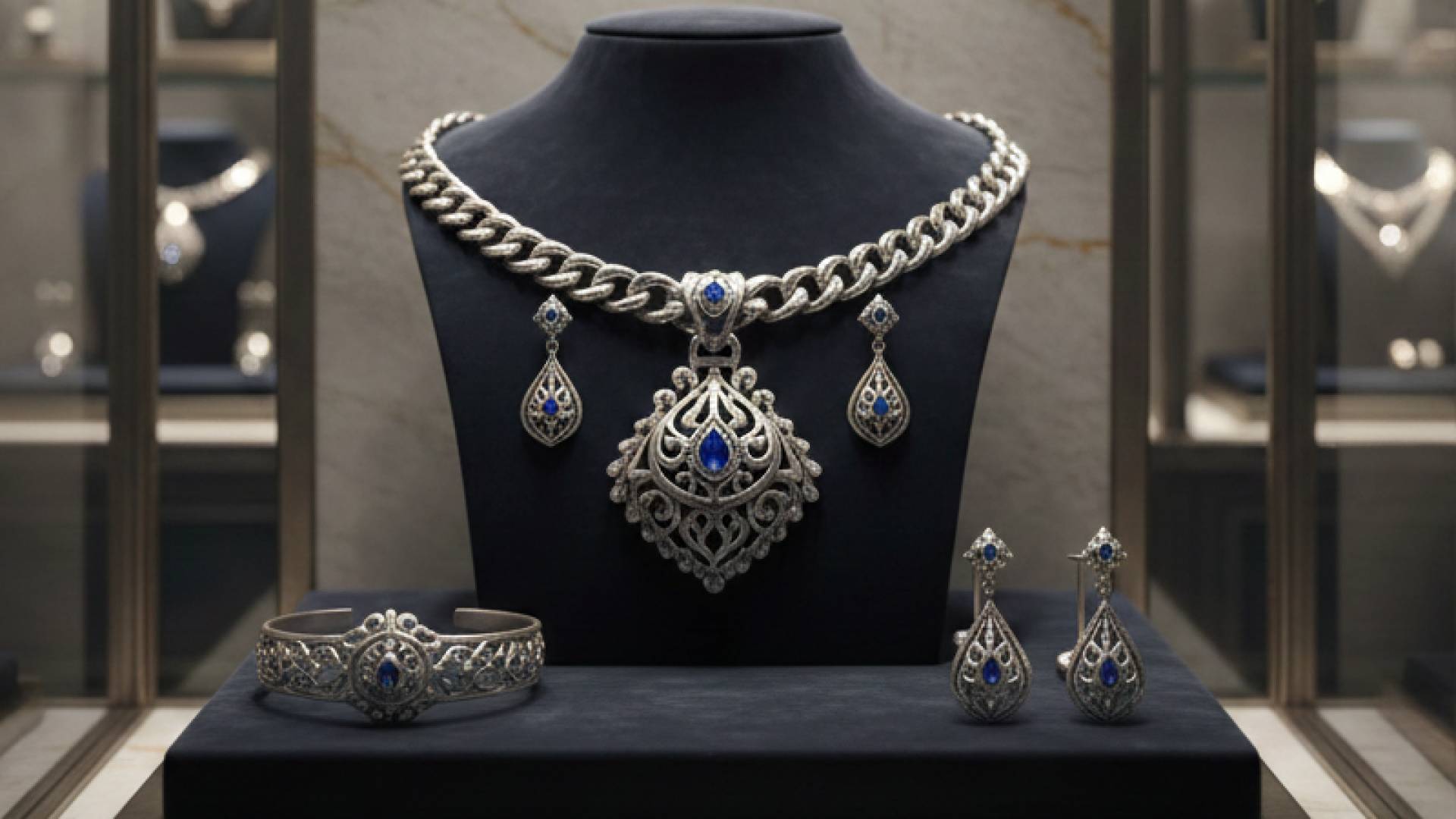 مجوهرات فضية