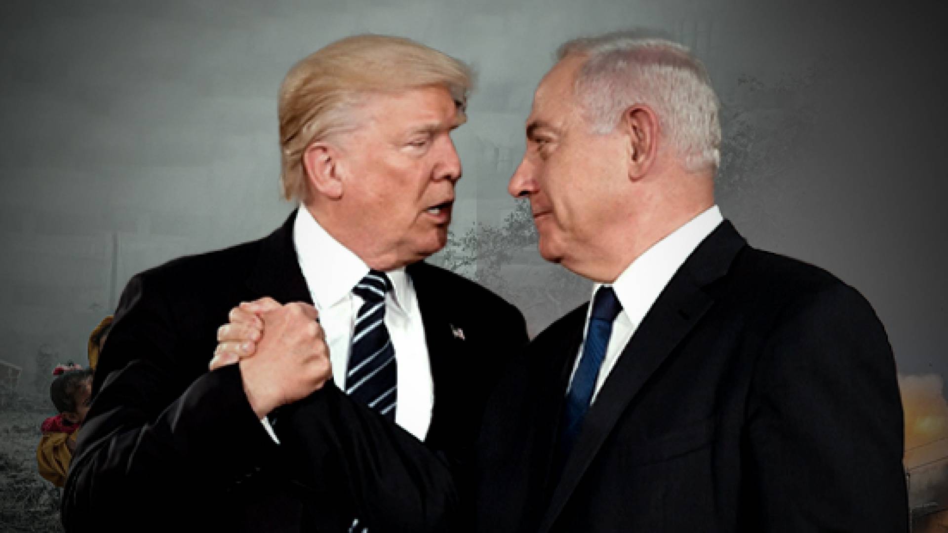 الرئيس الأمريكي دونالد ترمب ورئيس وزراء الاحتلال بنيامين نتنياهو