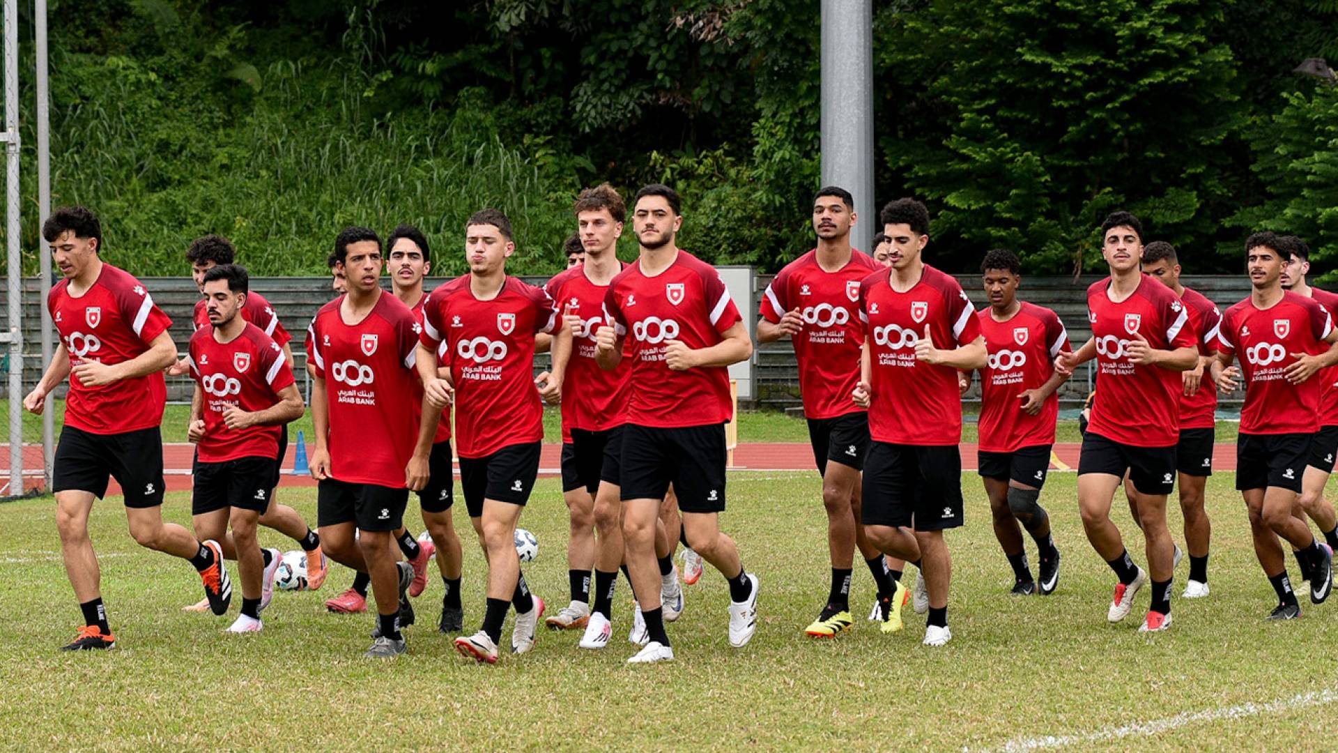 من تدريبات المنتخب الأردني